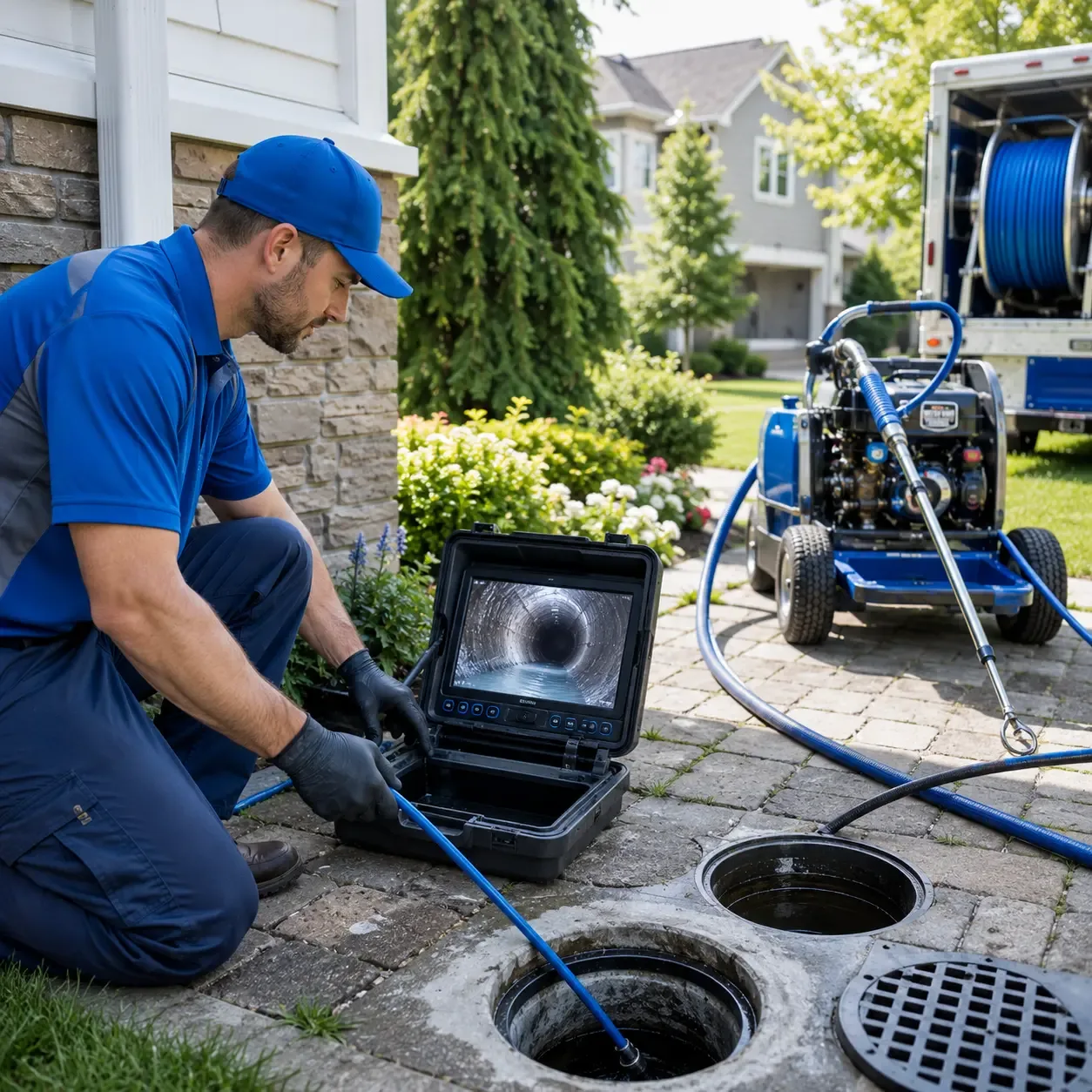 Outdoor drain cleaning professionals serving Evergreen, LA